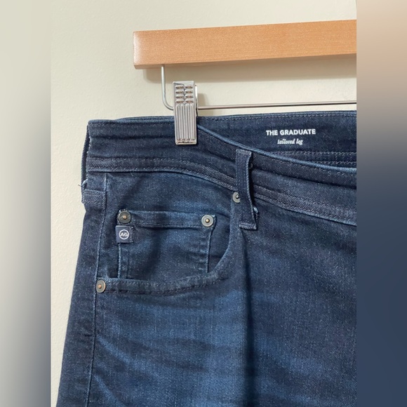 AG Adriano Goldschmied Graduate Tailored Leg Denim Men Jeans Size 36X34 - Picture 6 of 9